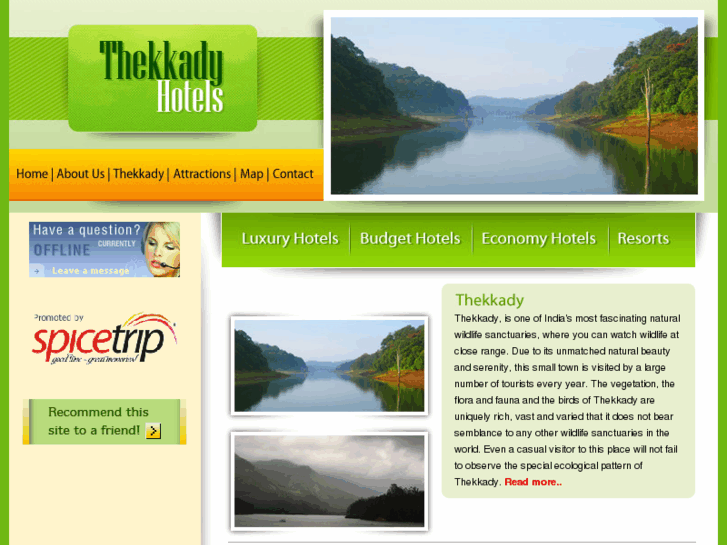 www.hotelsinthekkady.com