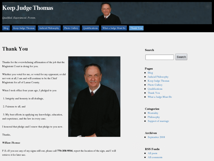 www.keepjudgethomas.com