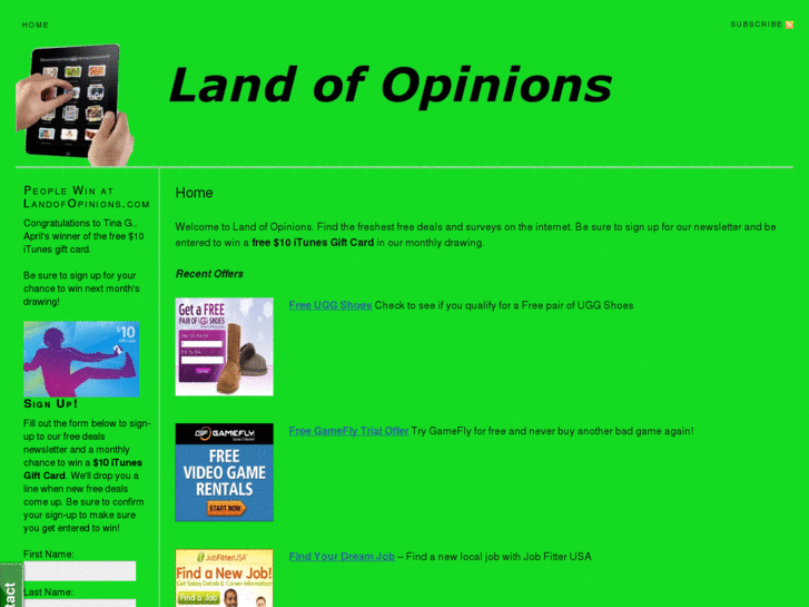 www.landofopinions.com