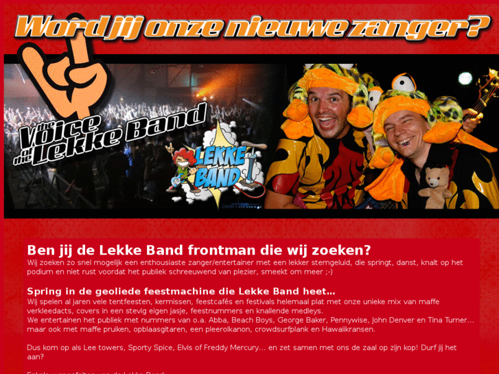 www.lekkeband.nl