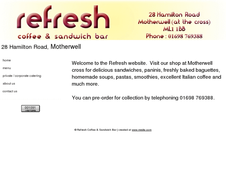 www.refreshcoffeeandsandwichbar.com