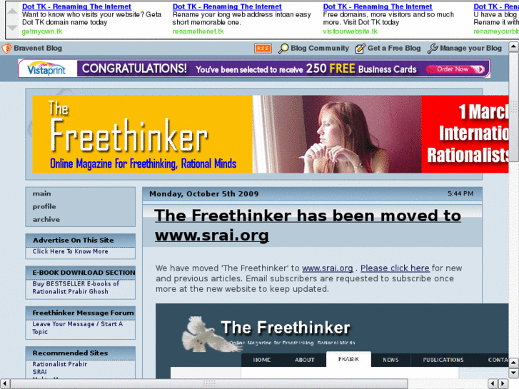 www.thefreethinker.tk