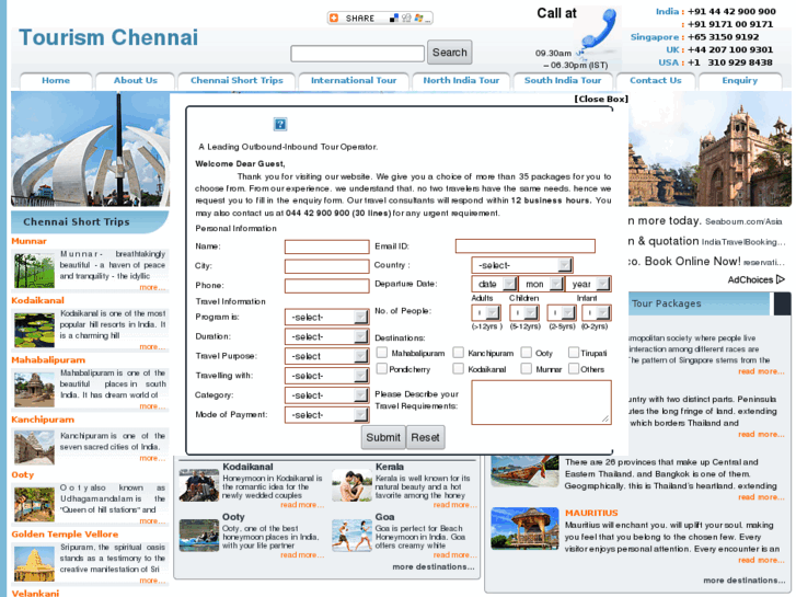 www.tourismchennai.com