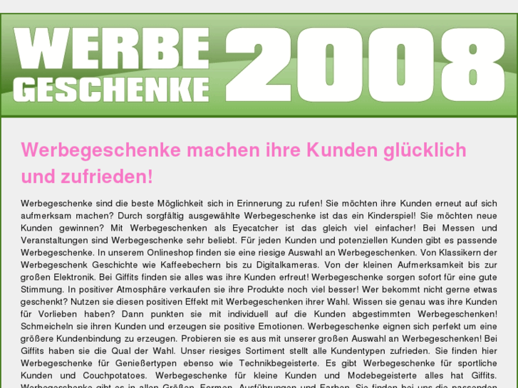 www.werbegeschenke-2008.de