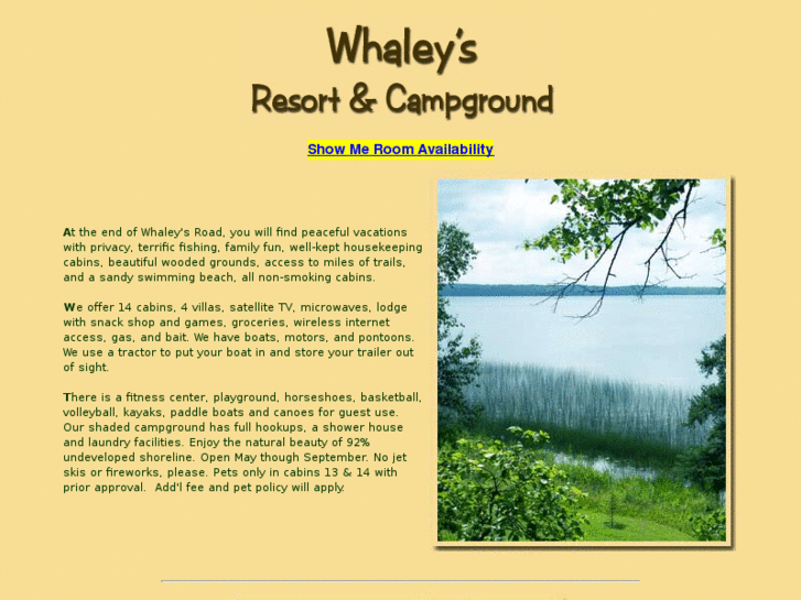 www.whaleysresort.com