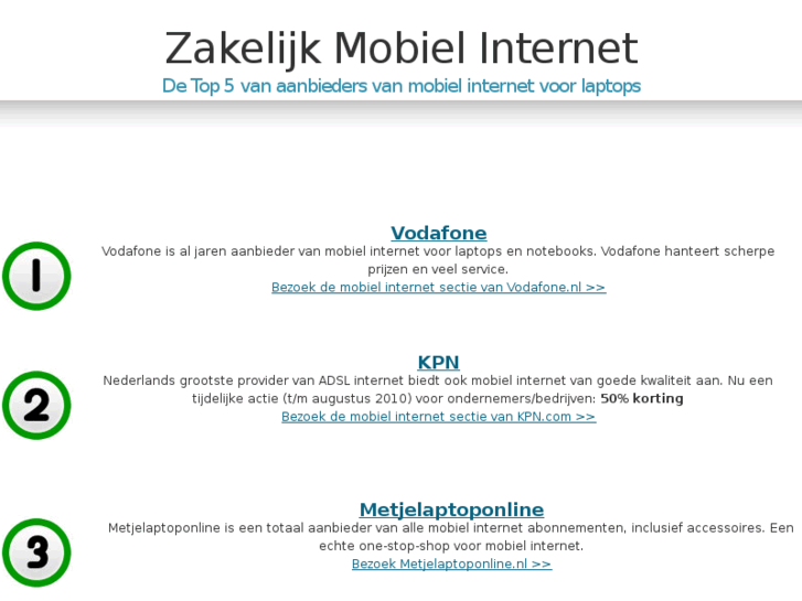 www.zakelijkmobielinternet.nl