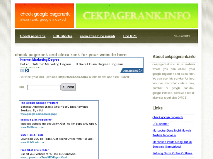 www.cekpagerank.info