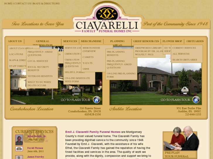 www.ciavarellifuneralhomes.com