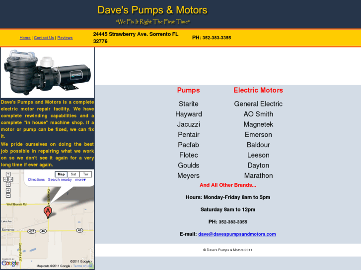 www.davespumpsandmotors.com