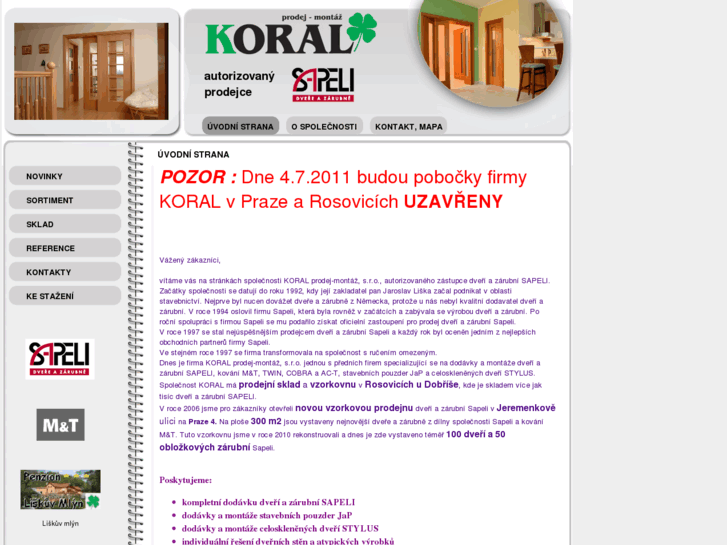 www.koralcz.eu