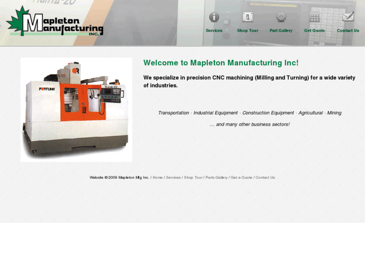 www.mapletonmachining.com