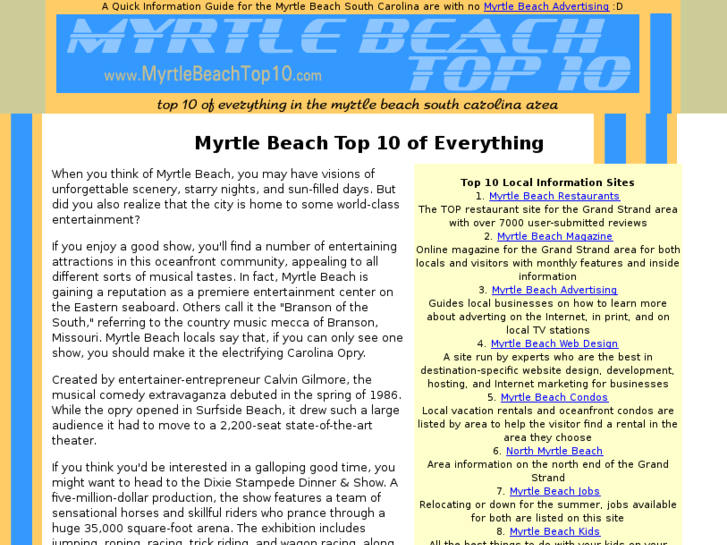 www.myrtlebeachtop10.com