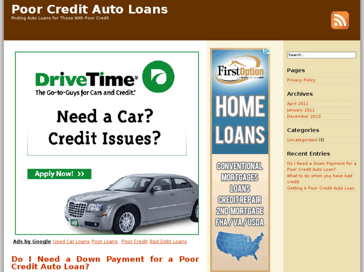 www.poor-creditautoloans.com