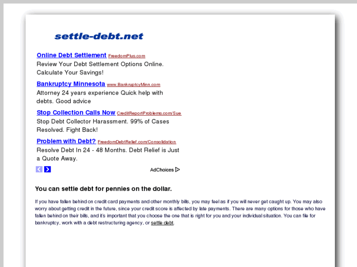 www.settle-debt.net