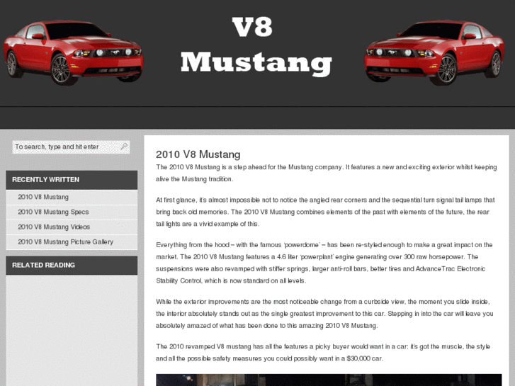 www.v8mustangs.com