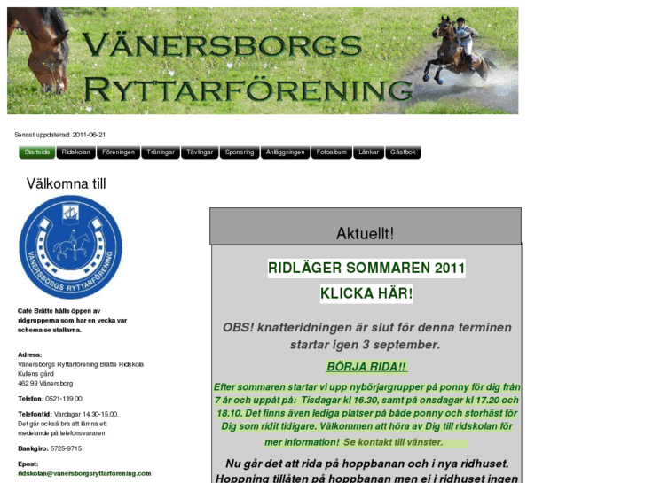 www.vanersborgsryttarforening.com