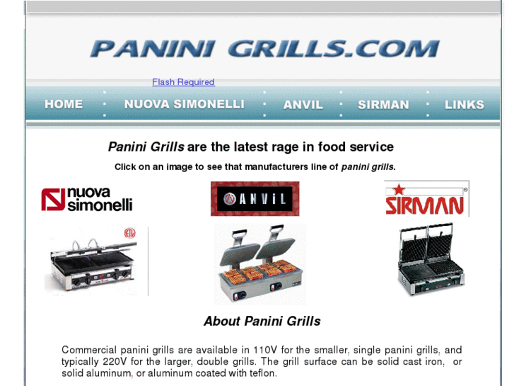 www.commercialpaninigrills.com