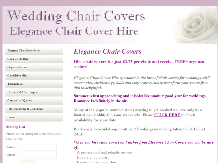 www.elegancechaircovers.com