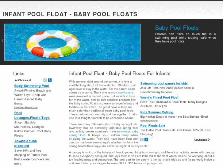 www.infantpoolfloat.org