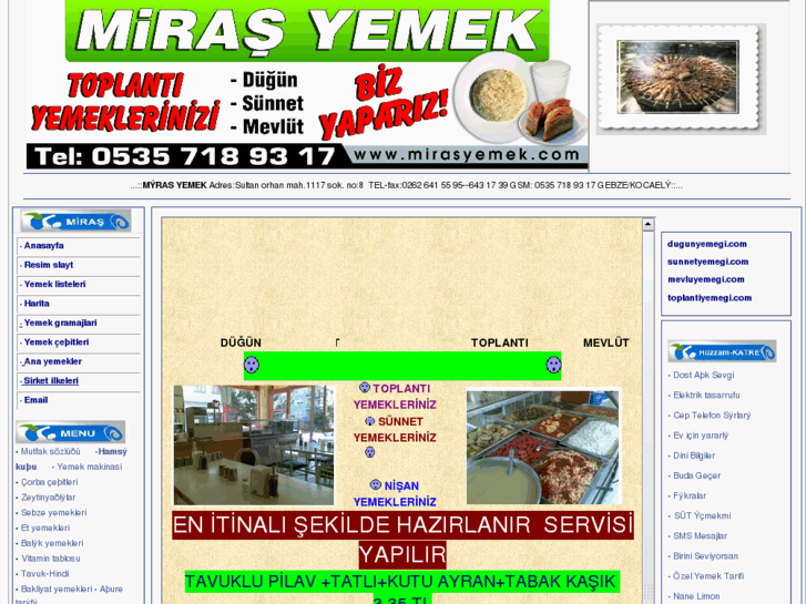 www.mirasyemek.com