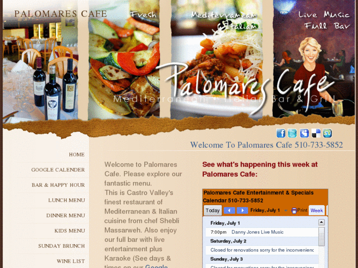 www.palomarescafe.com