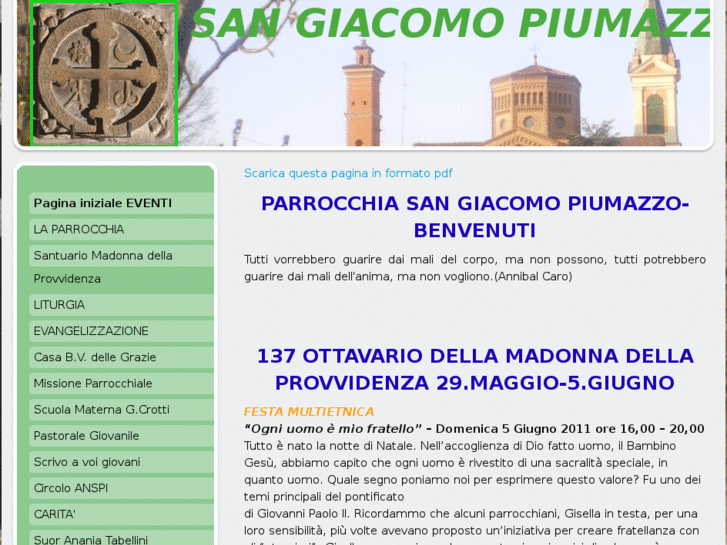 www.parrocchiapiumazzo.com