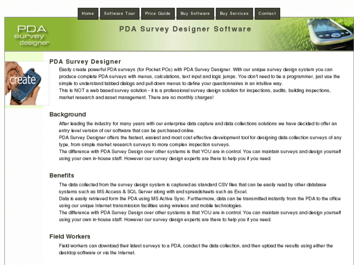 www.pda-survey-designer.com