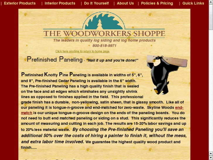 www.prefinishedpinepaneling.com