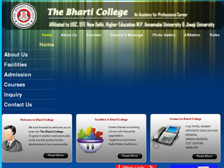 www.thebharticollege.com