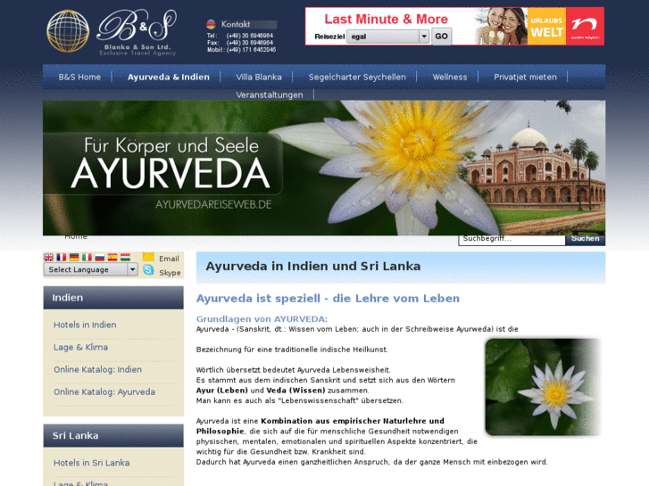 www.ayurvedareiseweb.de