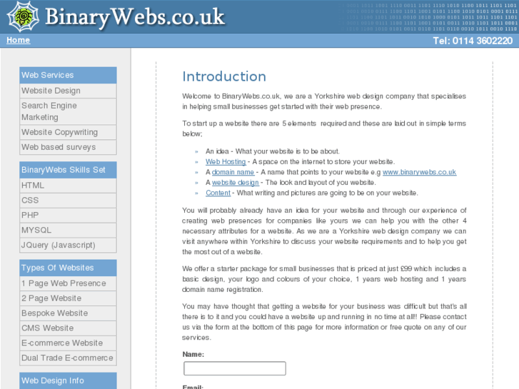 www.binarywebs.co.uk