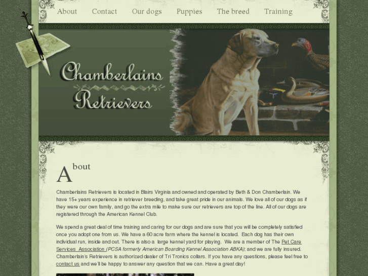 www.chamberlainsretrievers.com