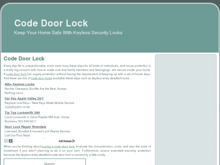 www.codedoorlock.net