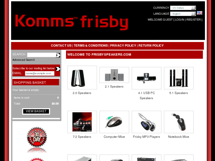 www.frisbyspeakers.com