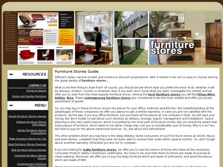 www.furniturestores101.com