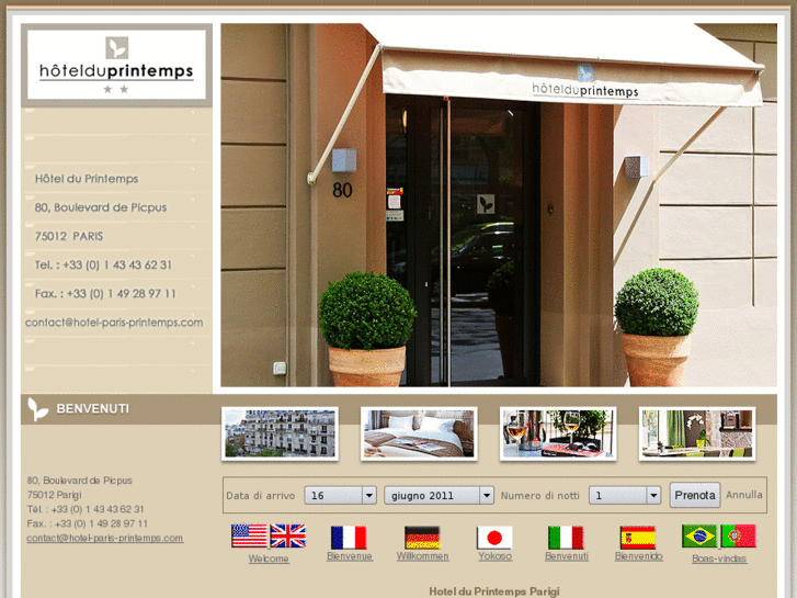 www.hotelparigiprintemps.com