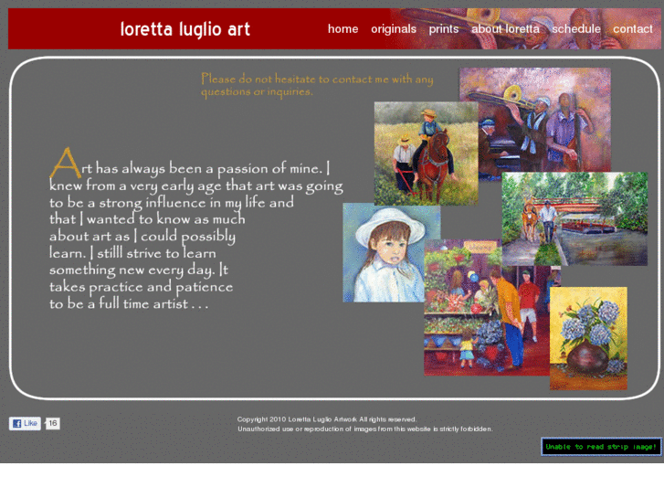 www.lorettaluglioart.com