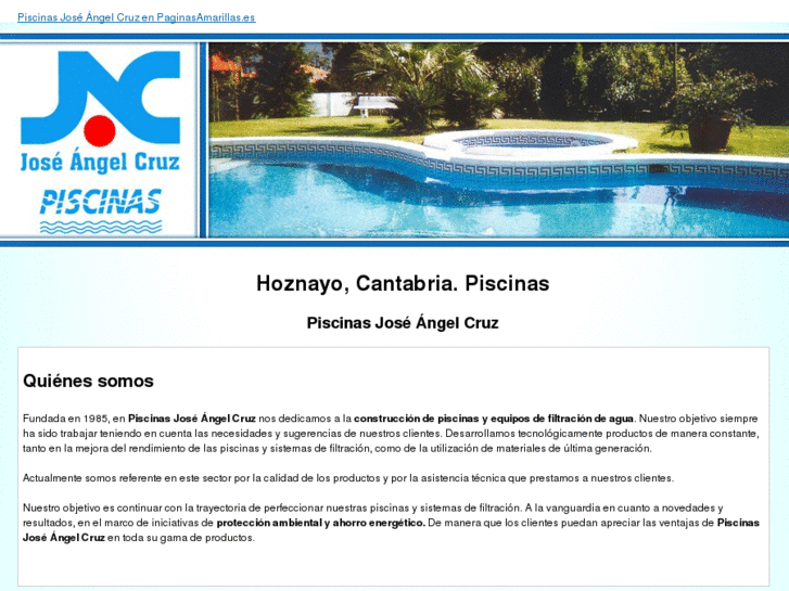 www.piscinasjoseangelcruz.com