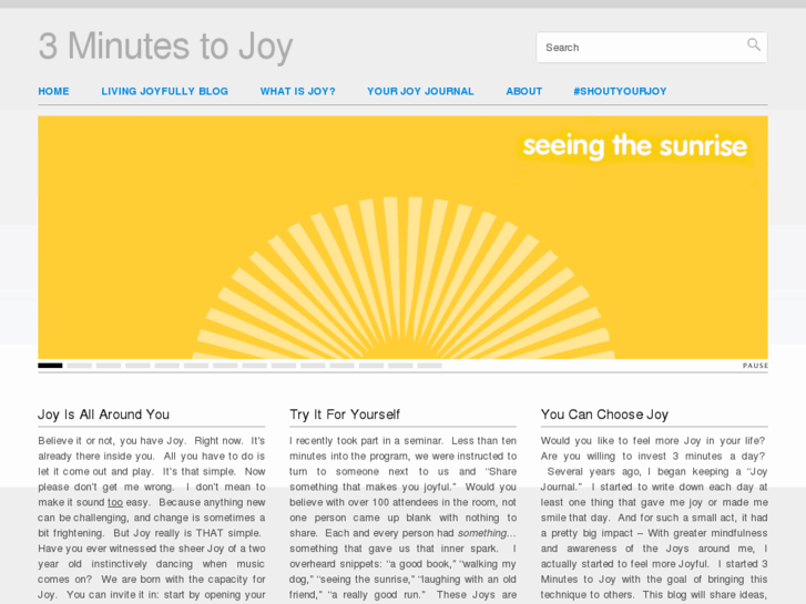 www.3minutestojoy.com