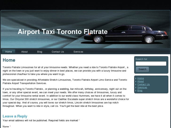 www.airporttaxitorontoflatrate.com