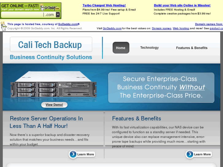 www.calitechbackup.com