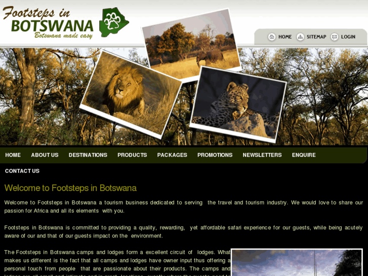 www.footsteps-in-botswana.com