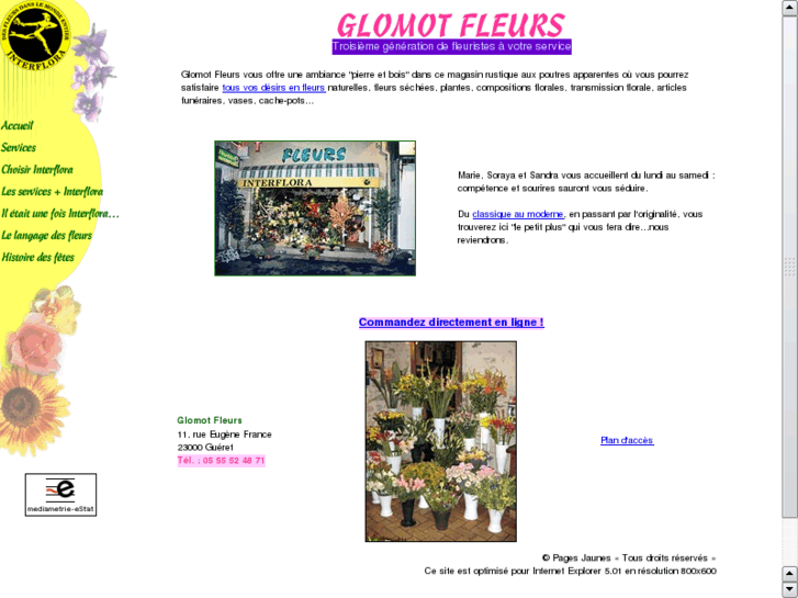 www.glomot-fleurs.com