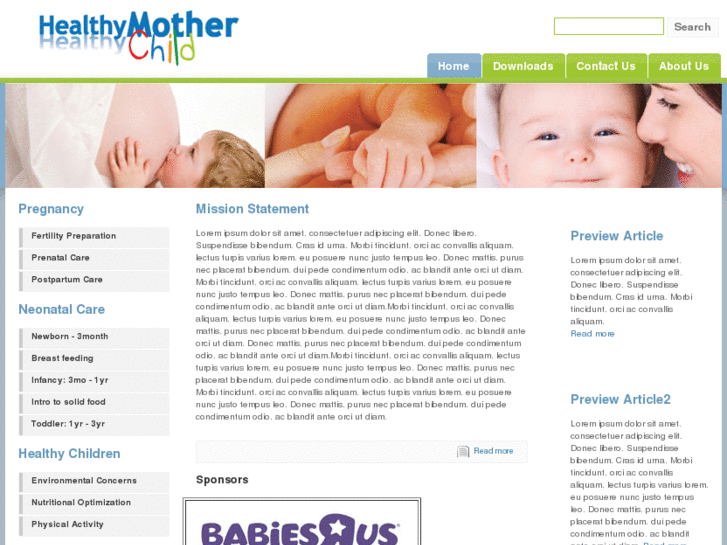 www.healthymotherhealthychild.org