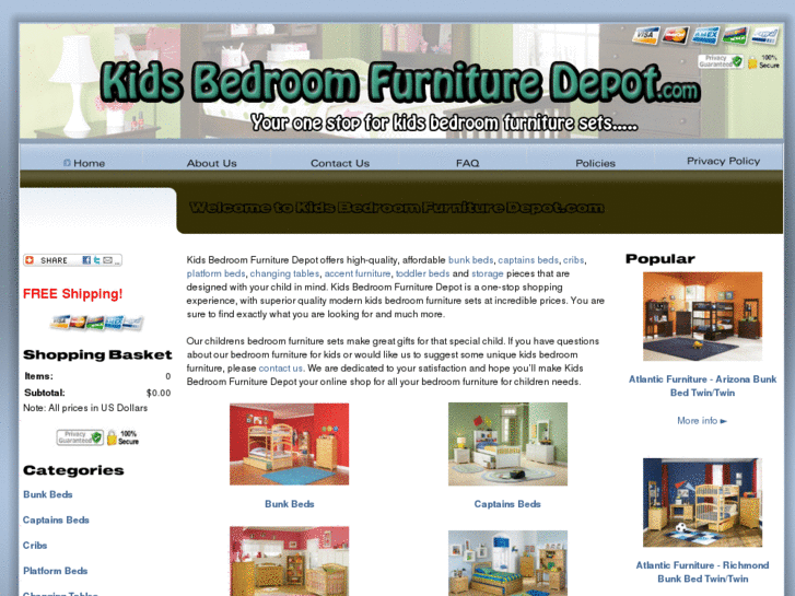 www.kidsbedroomfurnituredepot.com