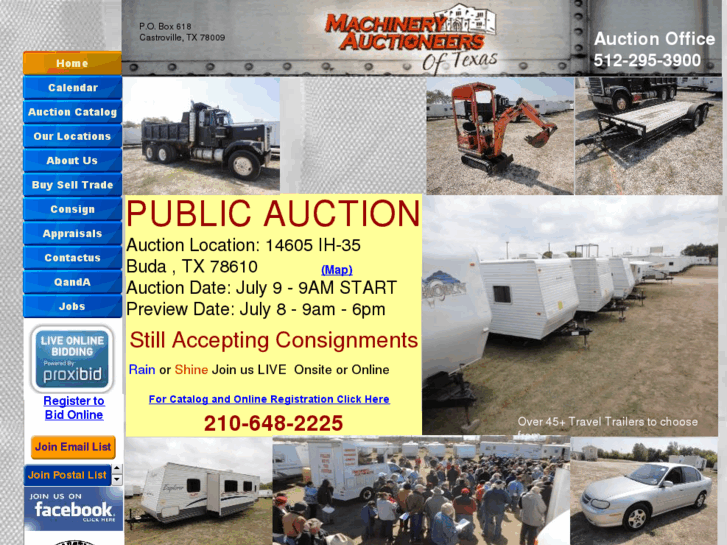 www.machineryauctioneersoftexas.com