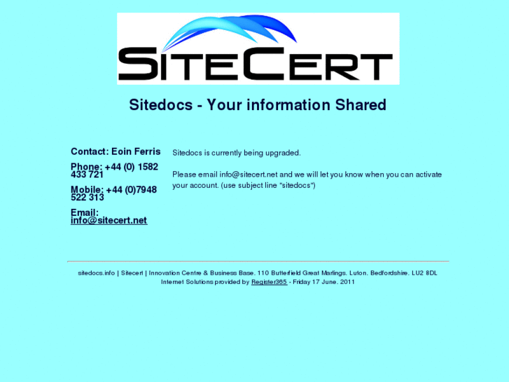 www.sitedocs.info