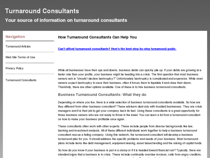 www.turnaround-consultants.com