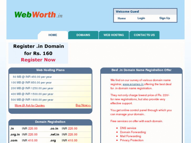 www.webworth.in