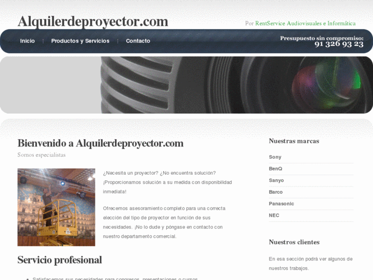 www.alquilerdeproyector.com
